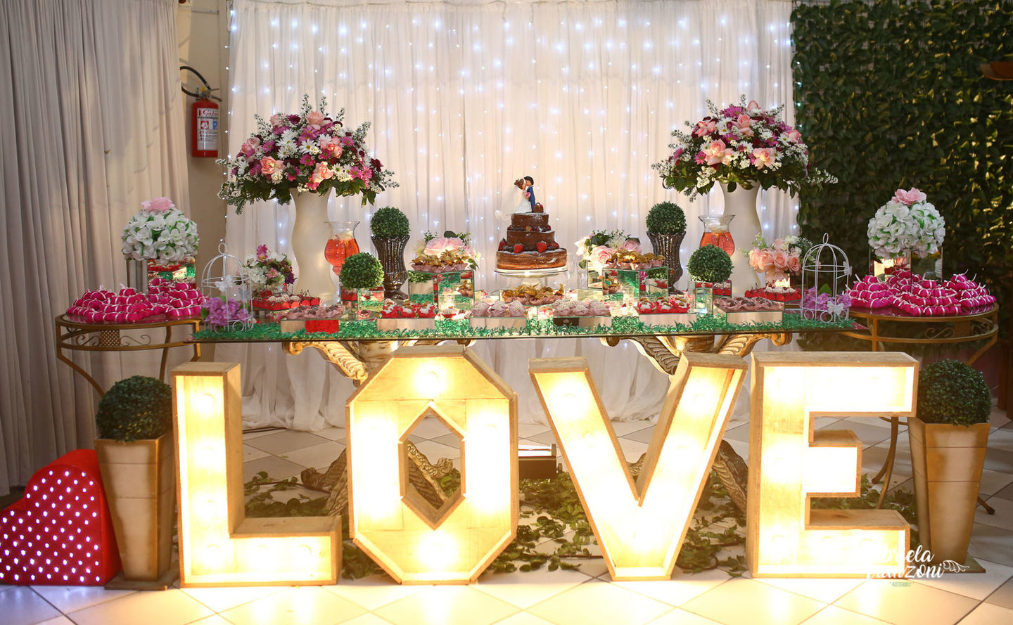 Decoração de Casamento no Salão  Faça Festa