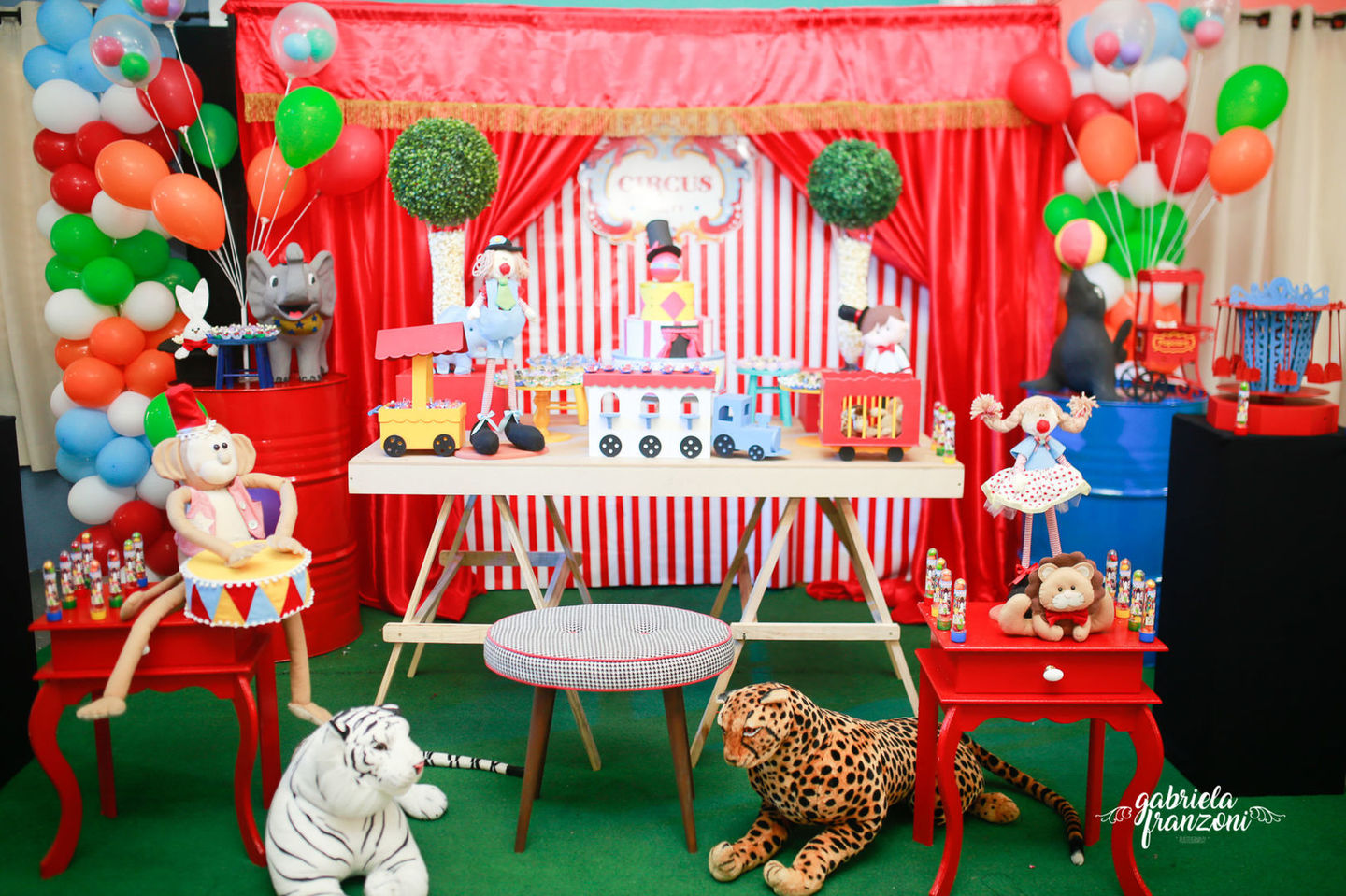 Decoração de Aniversário Circo - Rafael 1 ano