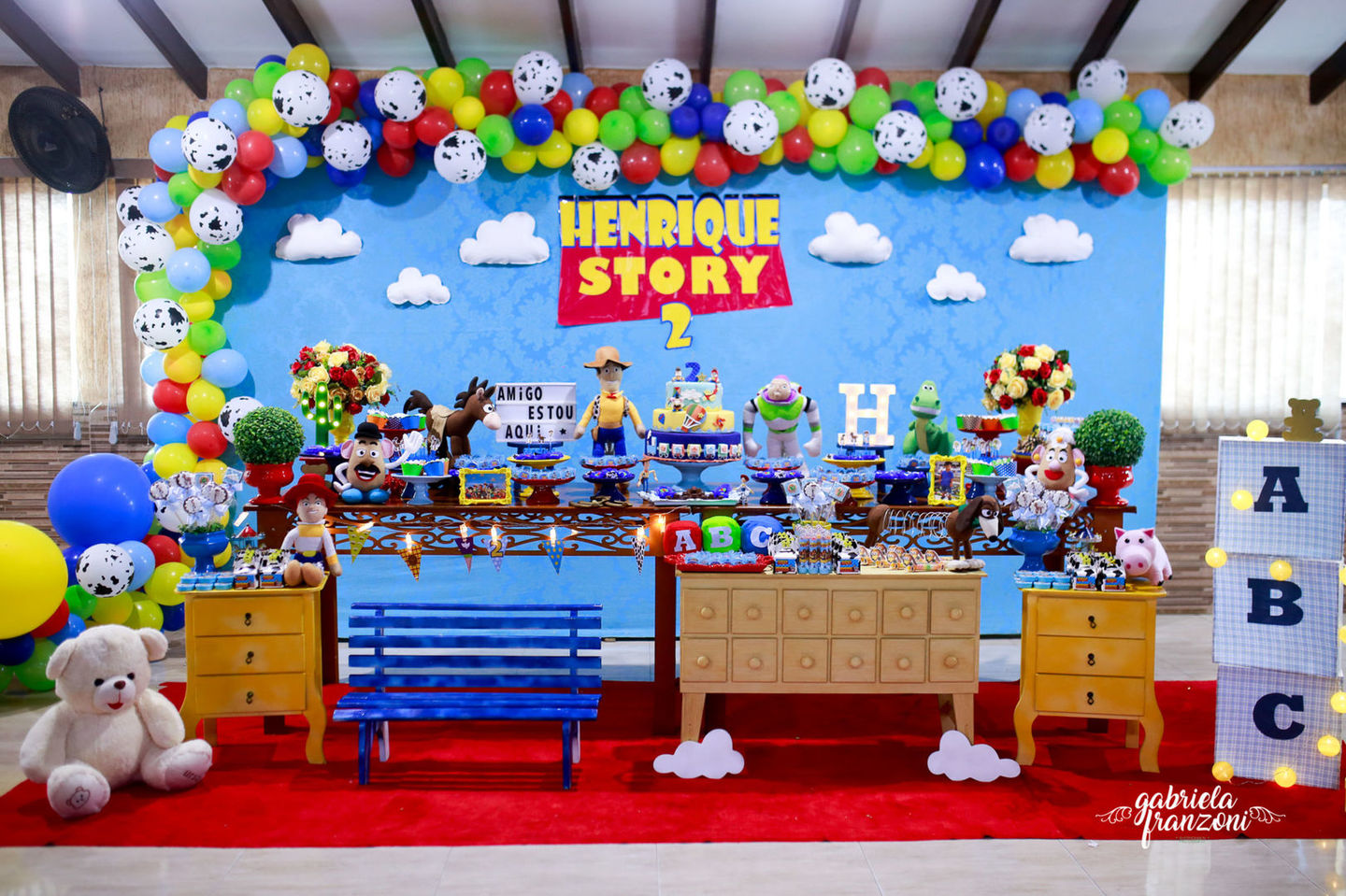 Decoração de Aniversário ~ Toy Story - Henrique 2 anos