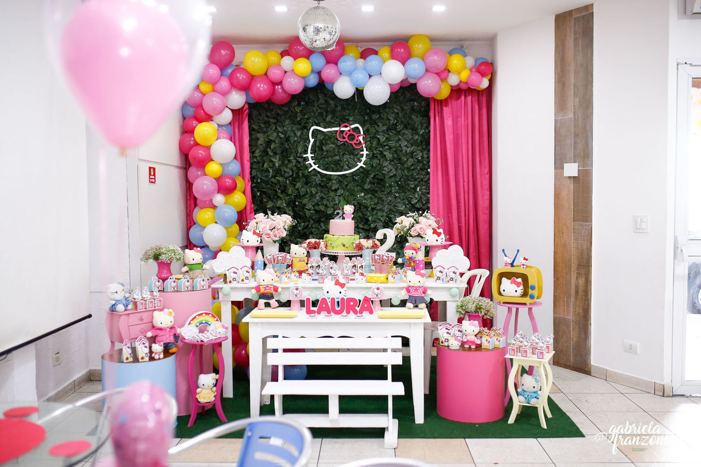 Decoração de Aniversário - Hello Kitty - Laura