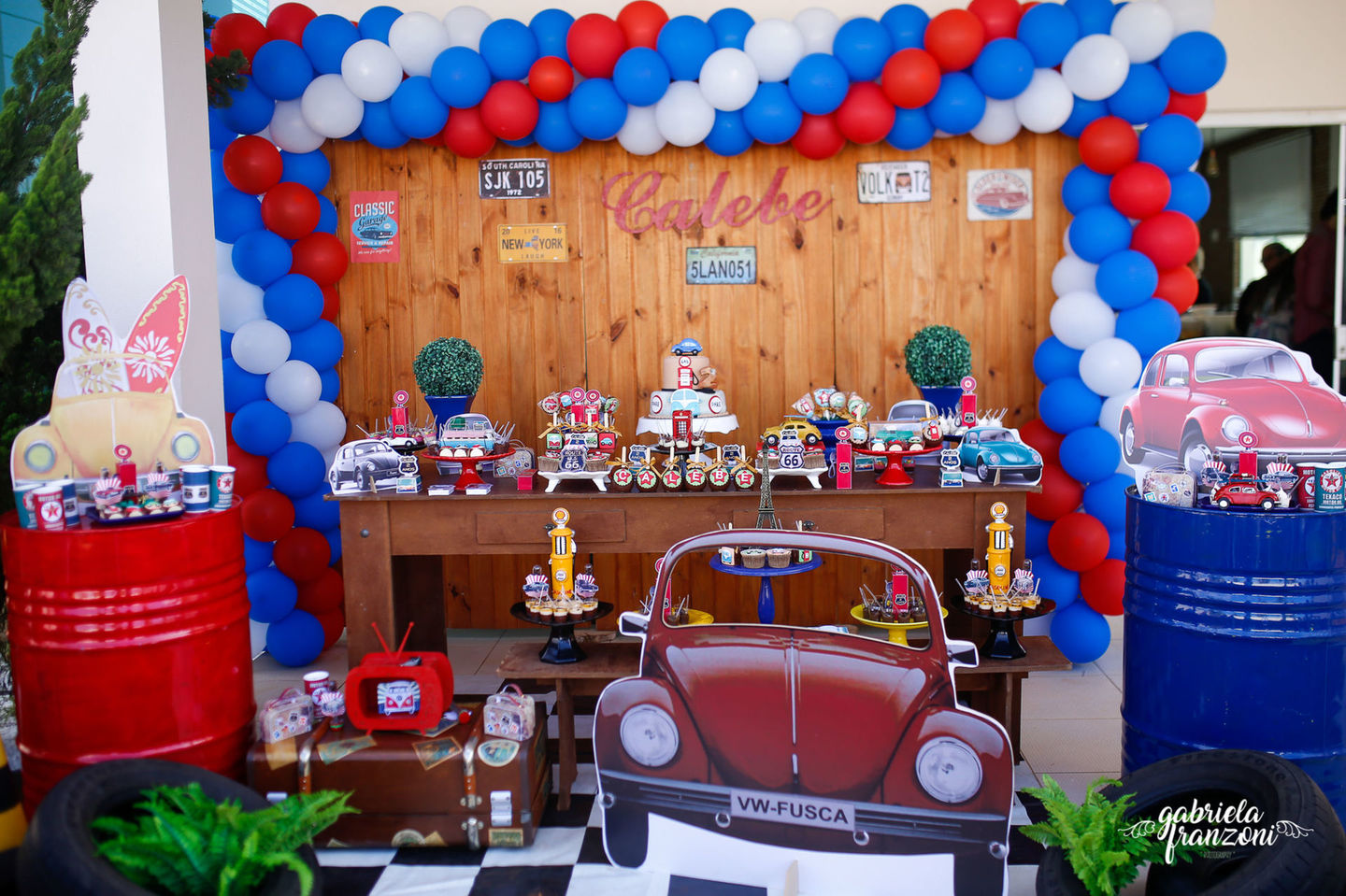 Decoração de aniversário - Carros - Calebe 2 anos