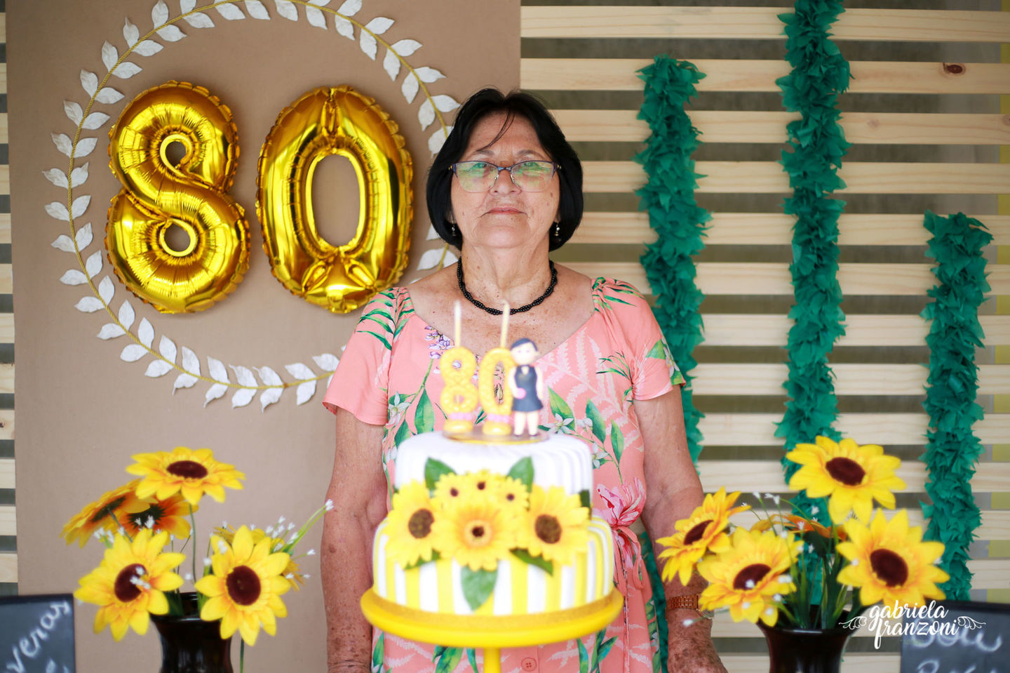 80 anos da Edite! - Decoração Margaridas 